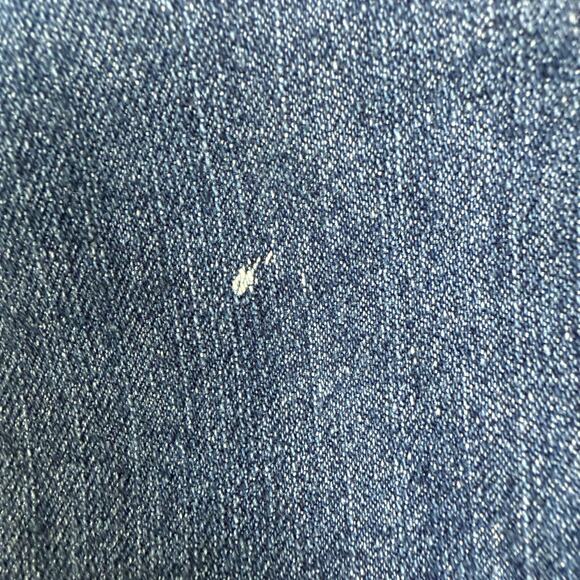 Mossimo Button Front Denim Skirt Size 14 A-Line Back Pockets Y2K Casual Preppy - Picture 5 of 5